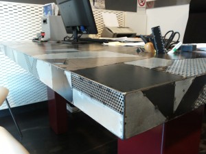 Tavolo in ferro ufficio William Costruzioni